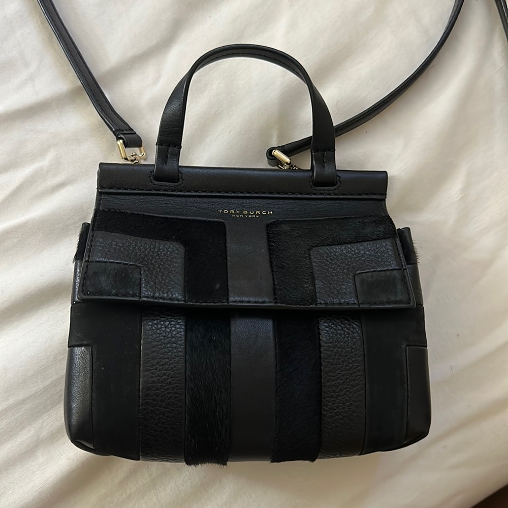 Vintage Black Tory Burch Mini Handbag